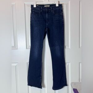 Levi’s Premium 725 High Rise Bootcut, size 29x32, Dark Rinse, Never Worn